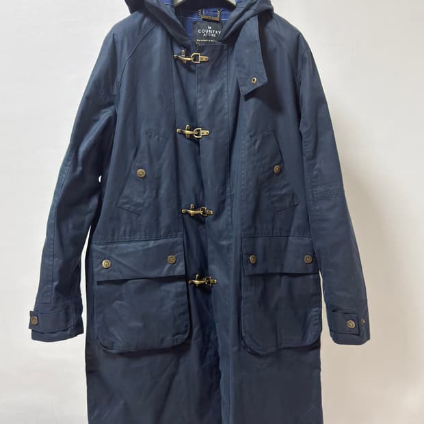 Country Attire 브리티쉬 밀러레인 필드 파카: 38 / 네이비