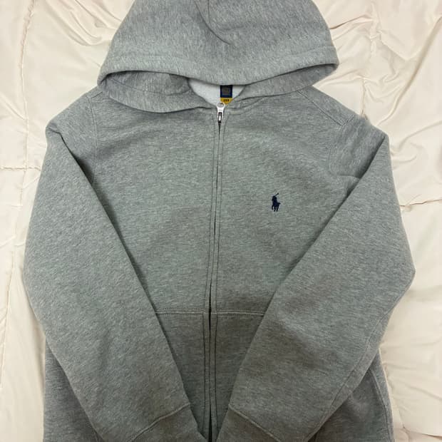 폴로 보이즈 코튼 블렌드 플리스 후디 
