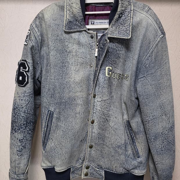 게스 양가죽 자켓