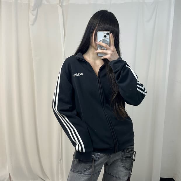 Adidas black cotton jersey
