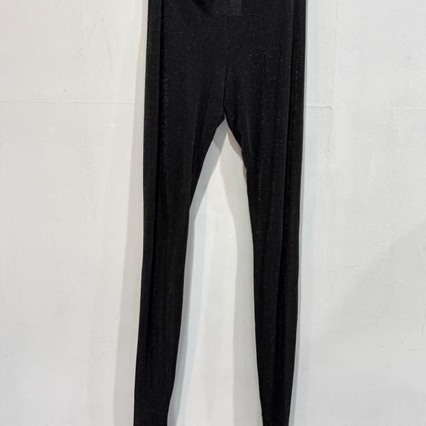 마르지엘라 블랙 글리터 레깅스 38