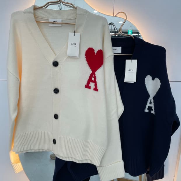 [새상품] [인기최고] 아미 빅하트 가디건 남여공용