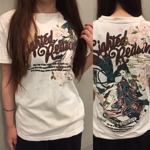 BULLETNOISE oriental japaness printing t
