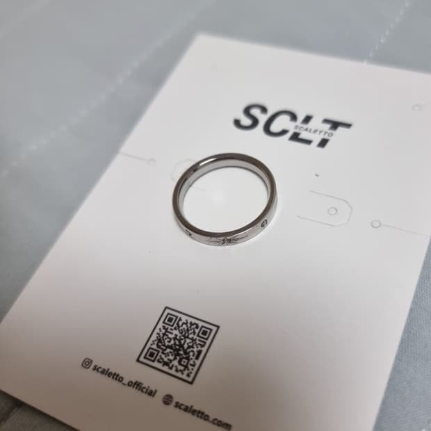 스칼렛또 반지 새상품 (58~60mm) 하츠투하츠 착용