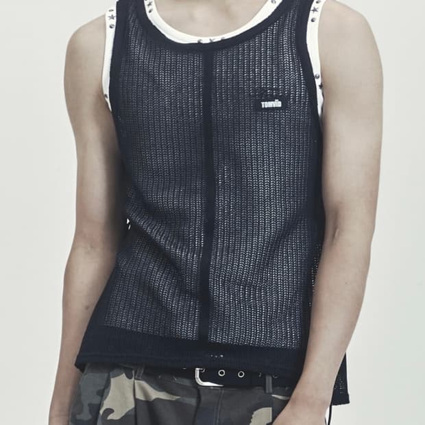 톰비드 Mesh Layer Sleeveless(Black)