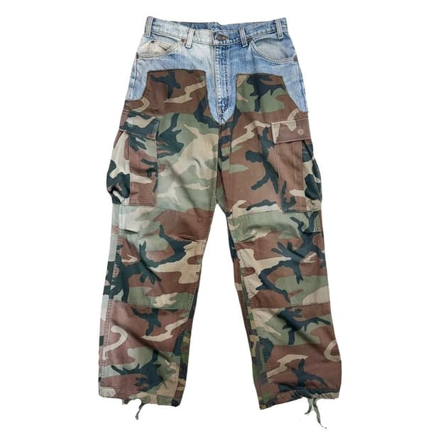LEVI'S 커스텀 밀리터리 데님 팬츠 W33 L30