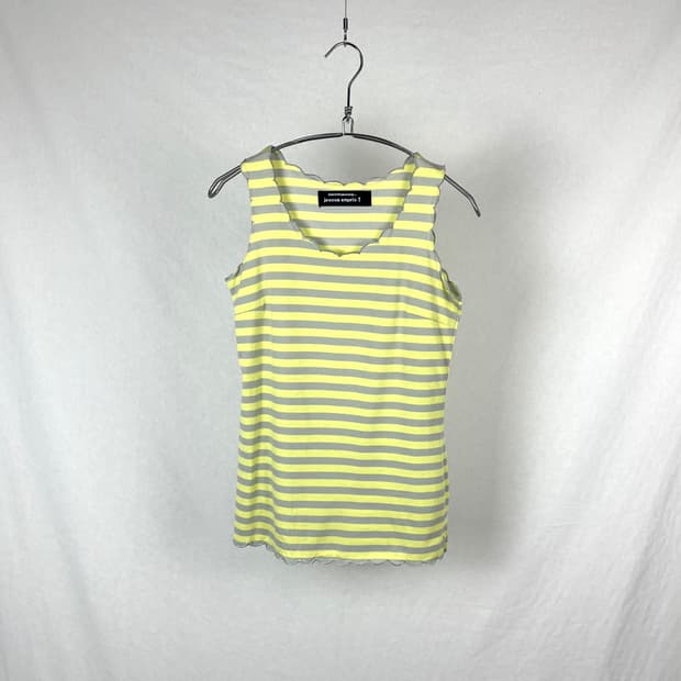 Mercibeaucoup 스트라이프 슬리브리스 