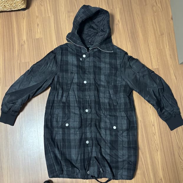 ARMANI EXCHANGE 자켓형 체크코트