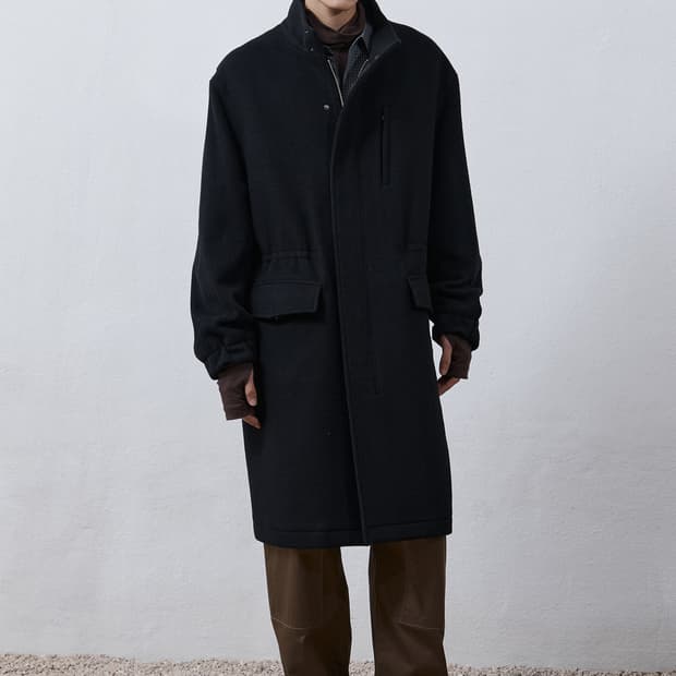 youth 유스 밀리터리 코트 블랙 M