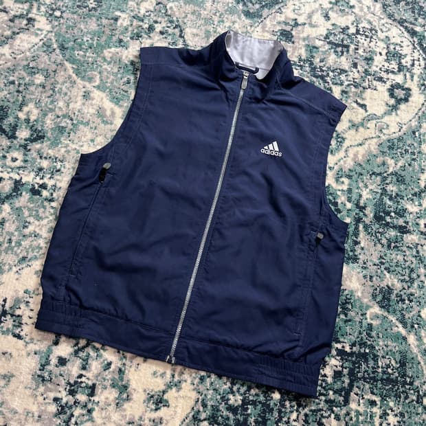 00s Adidas 아디다스 올드스쿨 집업 베스트(M)