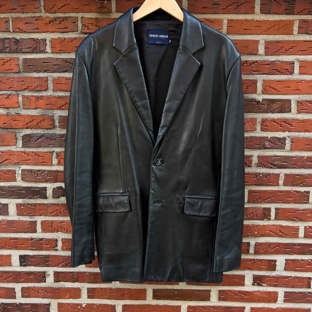 조르지오 아르마니 레더자켓 