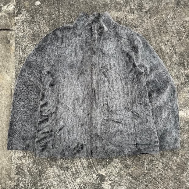 [XL] 90s Emporio Armani 아크릴 퍼 자켓