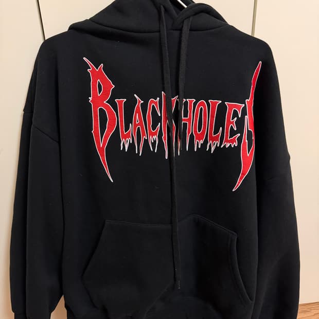 오대오 블랙 후드