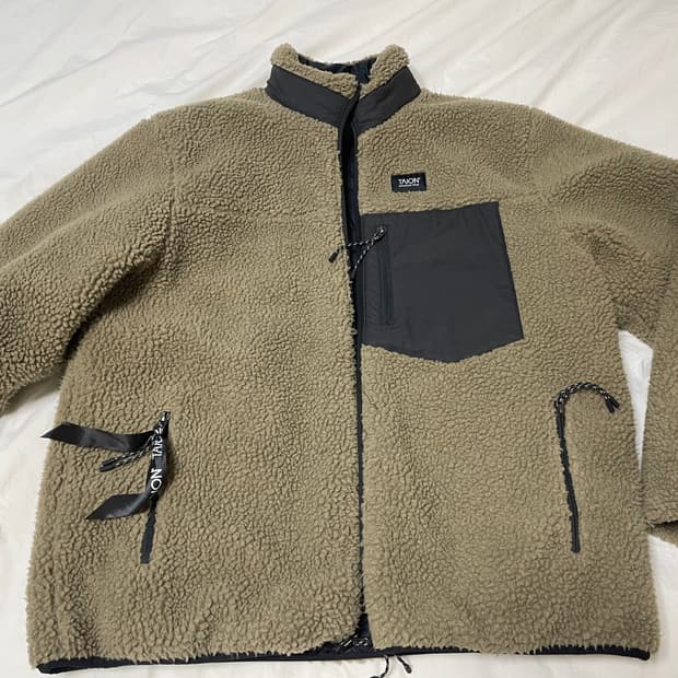 타이온 보아 플리스 리버시블 자켓 XL*