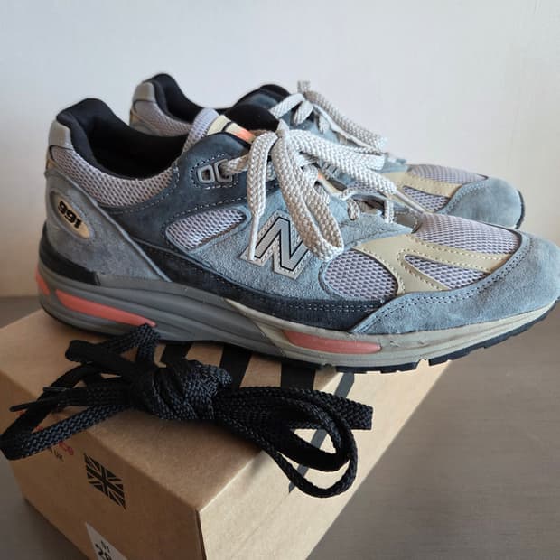 (260) 뉴발란스  991v2 블루 실버 260사이즈