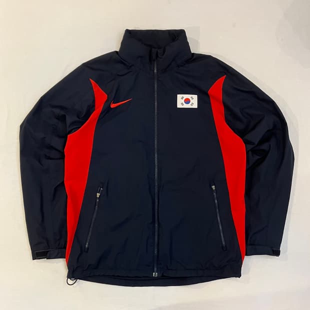 나이키 11-12 한국 국가대표 바람막이 네이비