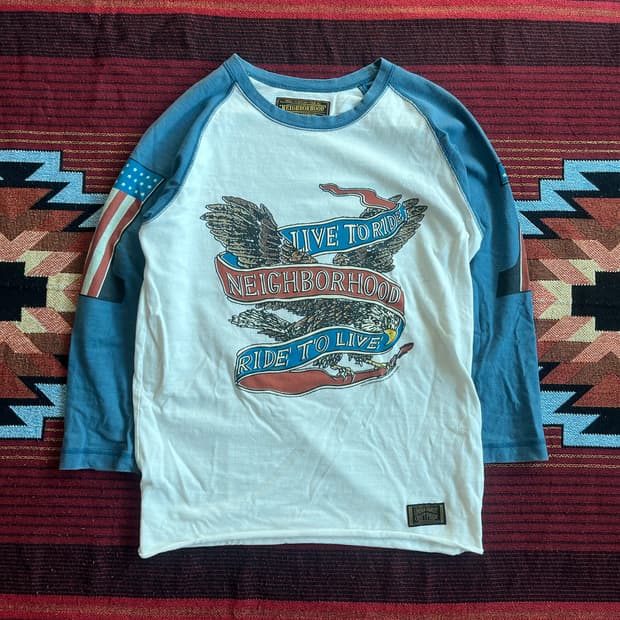 네이버후드 7부 독수리 이글 래글런 긴팔 롱슬리브 NEIGHBORHOOD