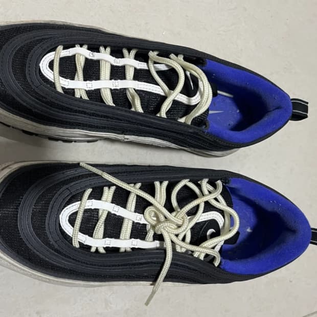 나이키 에어맥스 97 블랙 280mm