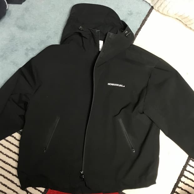 노메뉴얼 바람막이 자켓 m