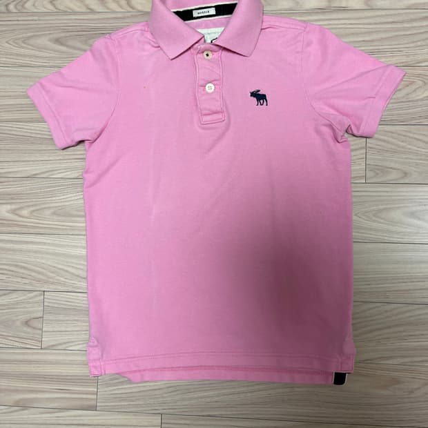 아베크롬비 반팔 카라티 핑크