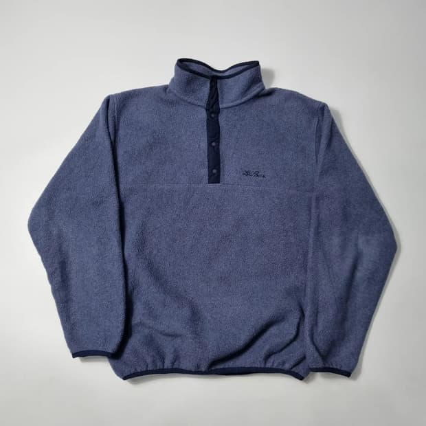 80s L.L.BEAN. 엘엘빈 스냅 풀오버 후리스 M