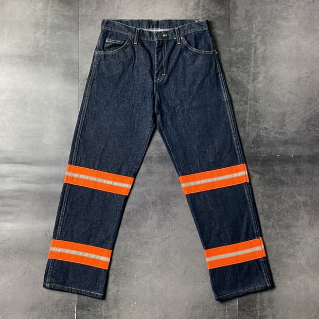 DICKIES 디키즈 빈티지 리플렉터 인디고 데님 워크 팬츠 A00936