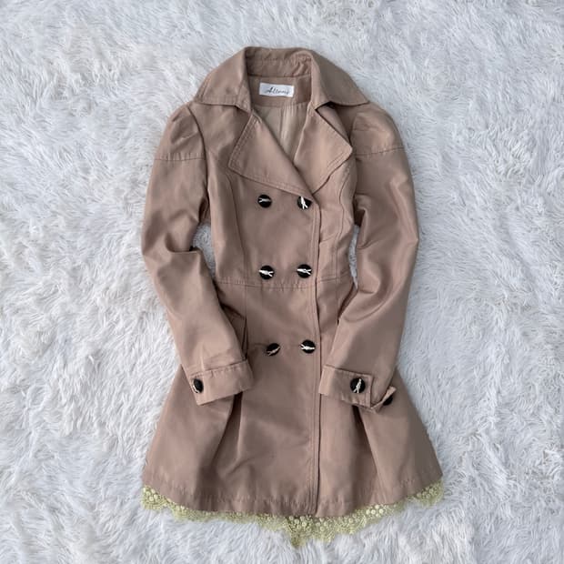 슬림핏 트렌치코트