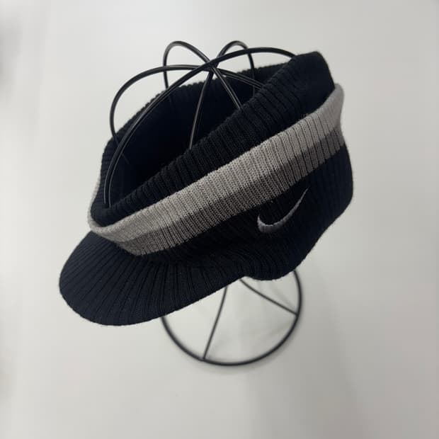 나이키(Nike) 골프 니트 선바이저 - 블랙/그레이