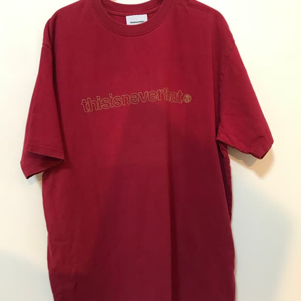 디스이즈네버댓 레드 티셔츠 L