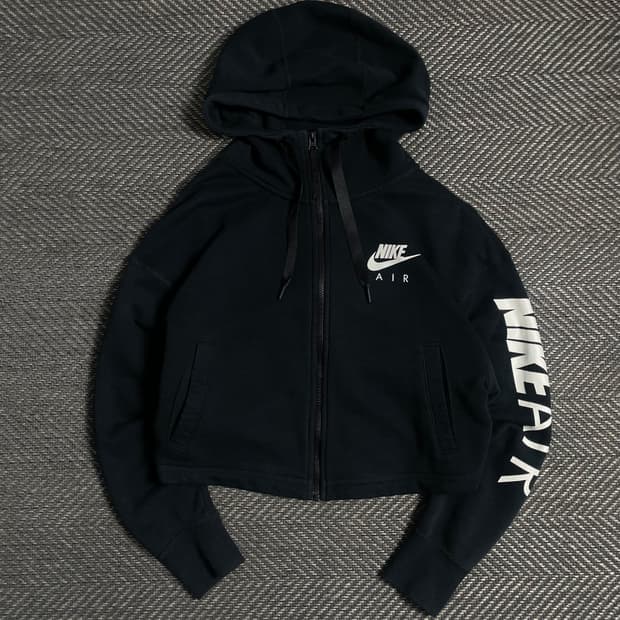 나이키 에어 우먼스 크롭 후드 집업o 4831