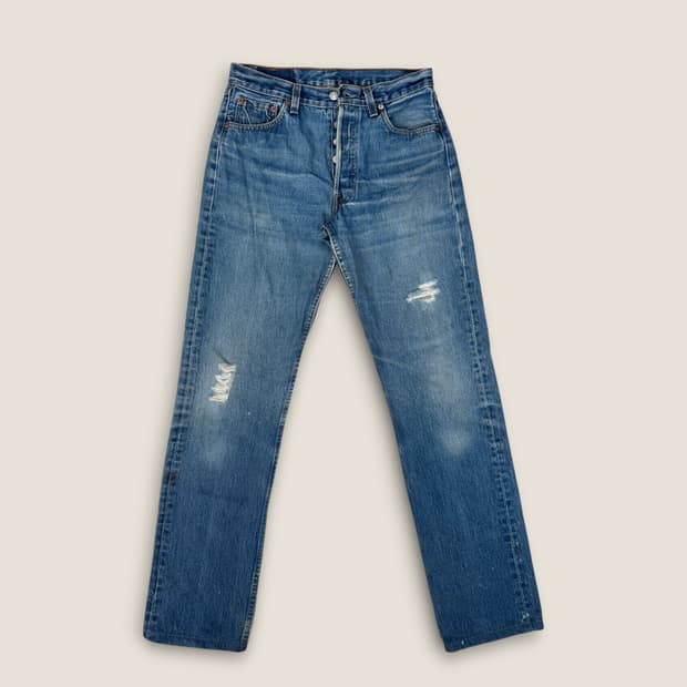 90s USA Made 리바이스 501 데님 팬츠 W30