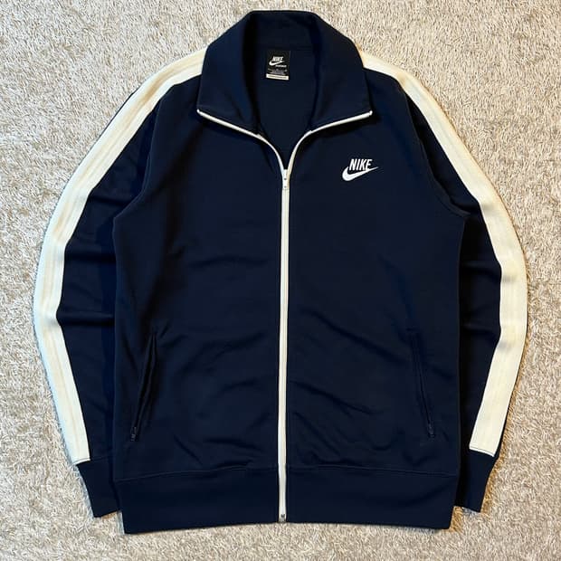 나이키 사이드라인 트랙탑 져지 네이비