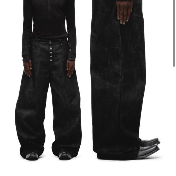 No faith studios raw denim black s