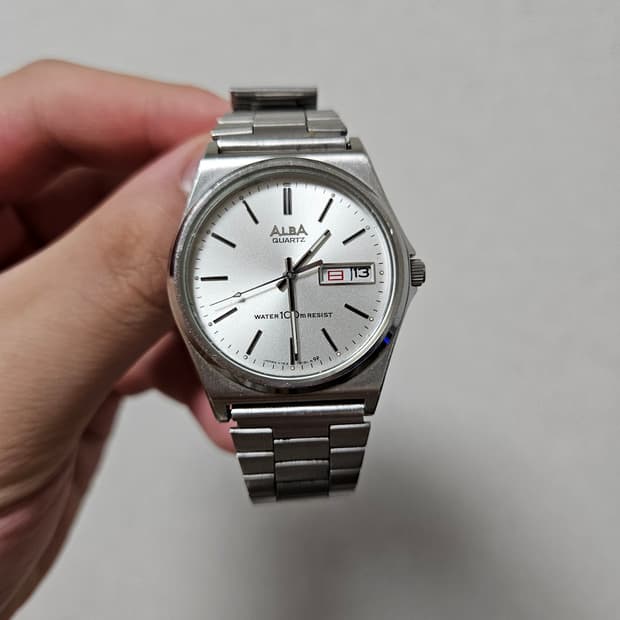 세이코 알바 쿼츠 빈티지 시계 Seiko Alba Quartz