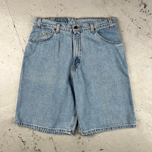 빈티지 리바이스 565 와이드렉 데님쇼츠