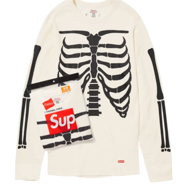 슈프림 헤인즈 본즈 L