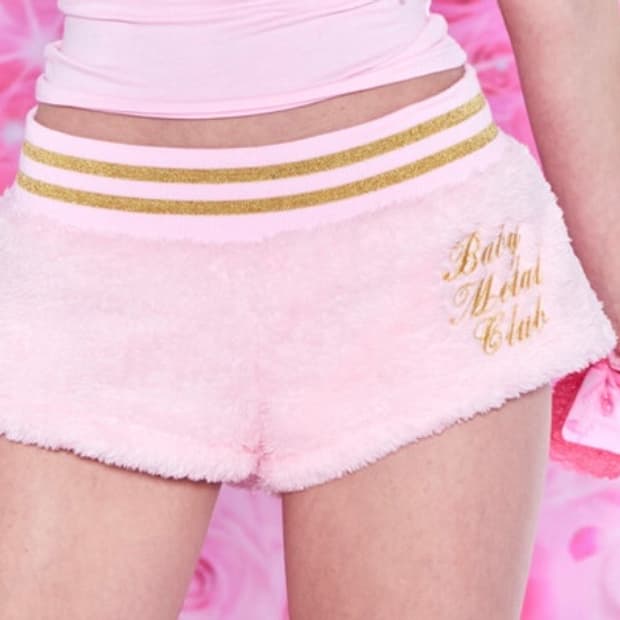 베이비메탈클럽 마시멜로우 퍼 쇼츠