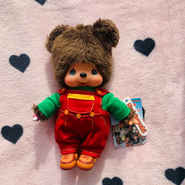 몬치치 토모다치 쿠마 인형