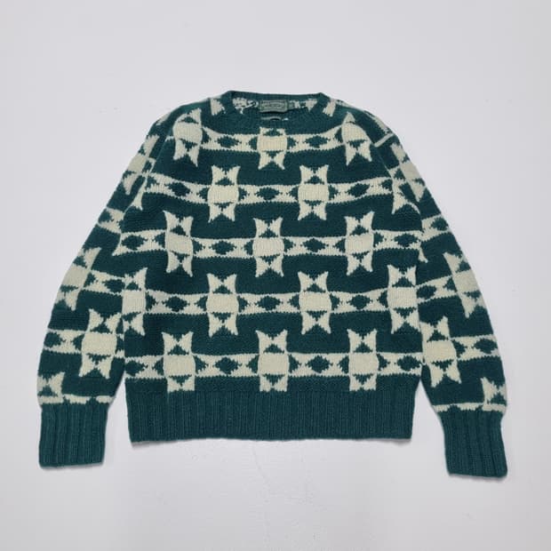 90S 폴로 컨트리 네이티브 아메리칸 스웨터 - L