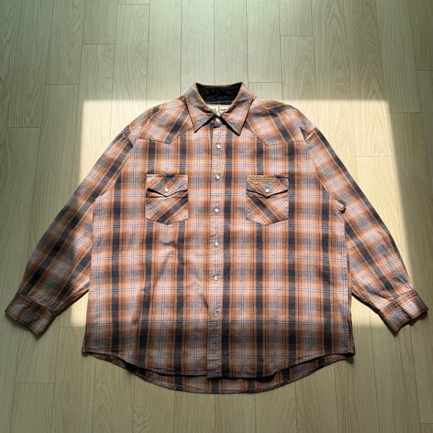 웨스트코스트차퍼스 90s 플란넬 웨스턴 셔츠