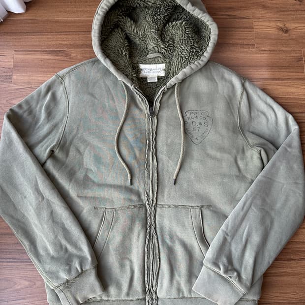 데님앤서플라이 랄프로렌 후드집업 M