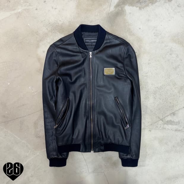 [46] 00’s Dolce & Gabbana Leather Jacket