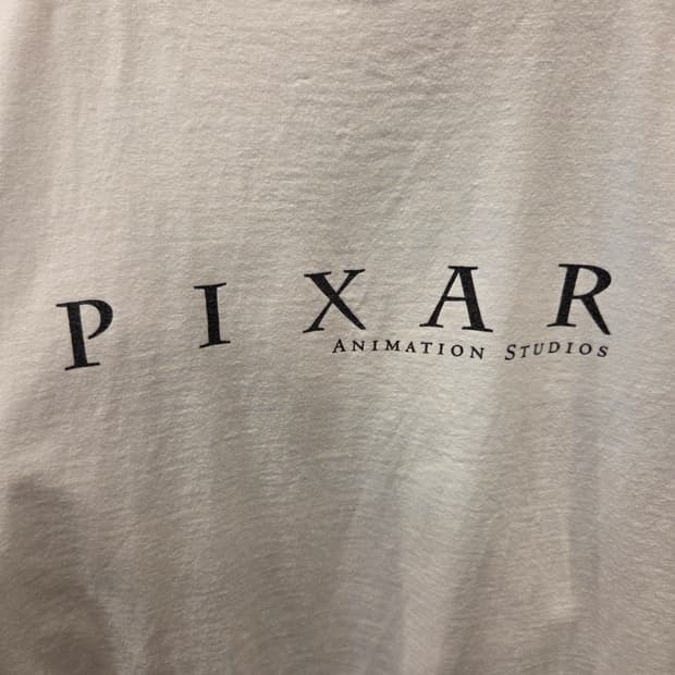 [M] USA수입 빈티지 프린팅 깔끔한 흰티 /pixar