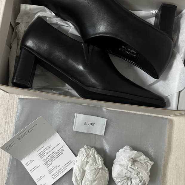 에퓨레 robe square pumps 235