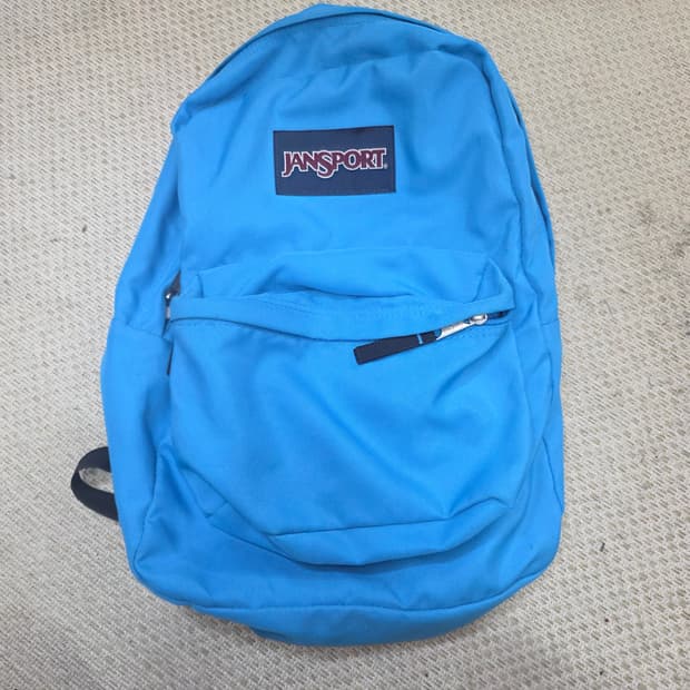 잔스포츠 백팩 블루 스카이블루 하늘색 가방