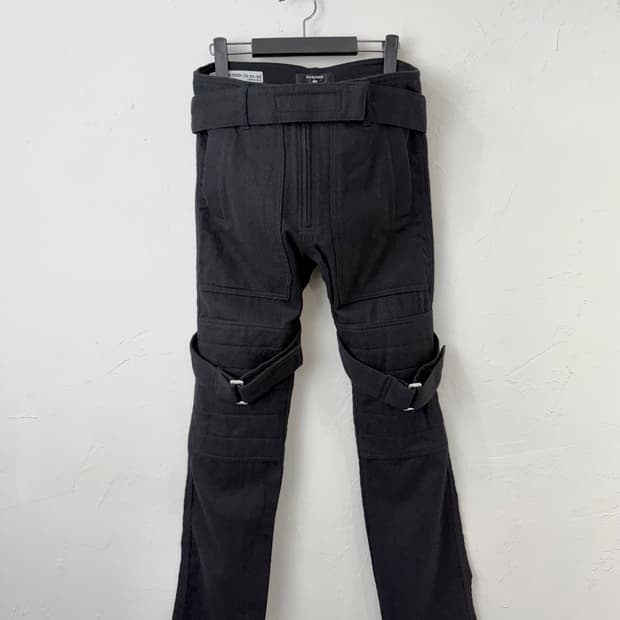 ZUCCA 주카 울 본디지 모터사이클 팬츠