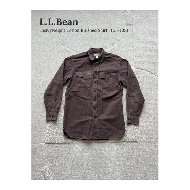 엘엘빈 헤비웨이트 브러쉬드 셔츠 (103-105)