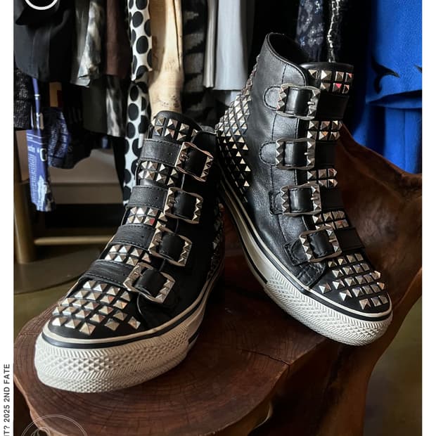 Ash Archive Rock Studs Leather Sneakers