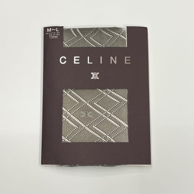 [새상품] celine / 셀린느 로고 스타킹 