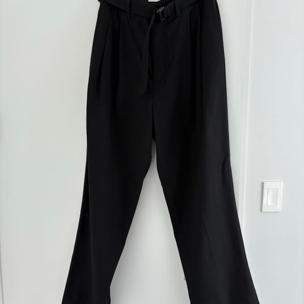 르메르 19fw 벨티드 팬츠 블랙